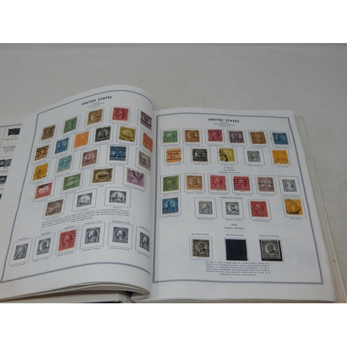 908 - An important collection of USA stamps housed in the Harris Independence United States Stamp Album