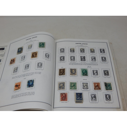 908 - An important collection of USA stamps housed in the Harris Independence United States Stamp Album