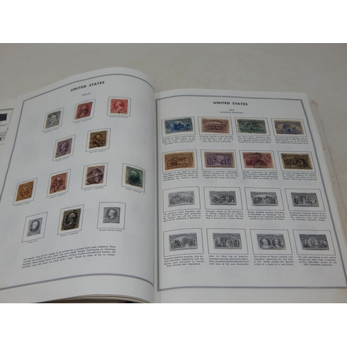 908 - An important collection of USA stamps housed in the Harris Independence United States Stamp Album