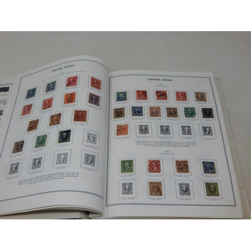 908 - An important collection of USA stamps housed in the Harris Independence United States Stamp Album