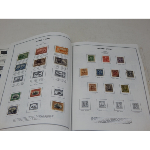 908 - An important collection of USA stamps housed in the Harris Independence United States Stamp Album