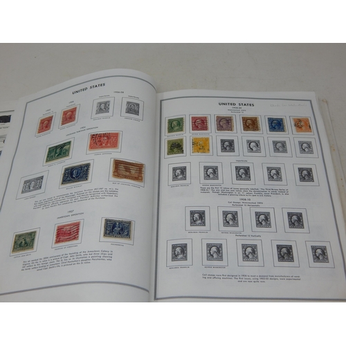 908 - An important collection of USA stamps housed in the Harris Independence United States Stamp Album