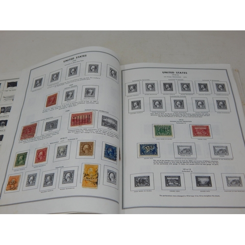 908 - An important collection of USA stamps housed in the Harris Independence United States Stamp Album