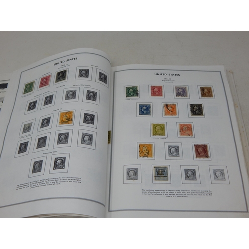 908 - An important collection of USA stamps housed in the Harris Independence United States Stamp Album