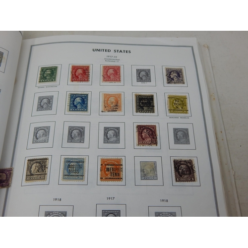 908 - An important collection of USA stamps housed in the Harris Independence United States Stamp Album