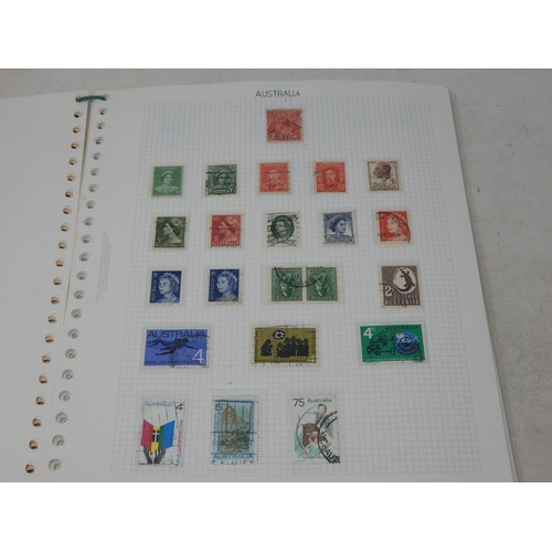 997 - Large collection of Commonwealth stamps on vintage album pages