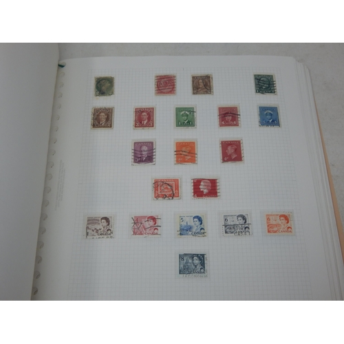 997 - Large collection of Commonwealth stamps on vintage album pages