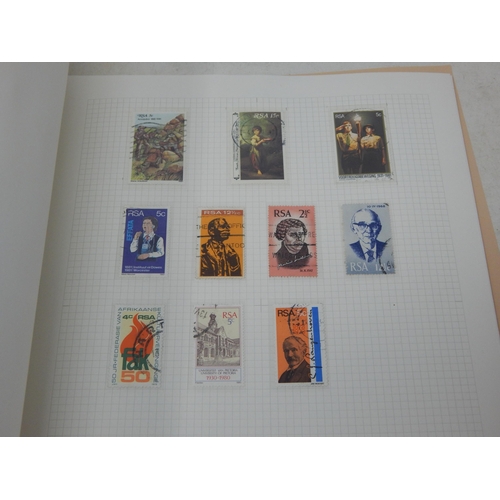 997 - Large collection of Commonwealth stamps on vintage album pages