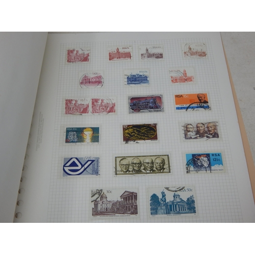 997 - Large collection of Commonwealth stamps on vintage album pages