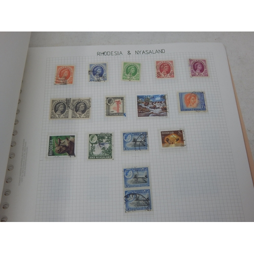 997 - Large collection of Commonwealth stamps on vintage album pages