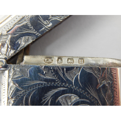 406 - Silver Vesta Case Hallmarked Birmingham 1919 by Thomas Hayes