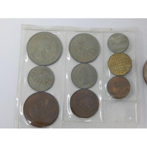 89 - QEII 1953 Coronation Set of 9 Coins together with a 1935 GV Silver Rocking Horse Crown & 1935 Britis... 