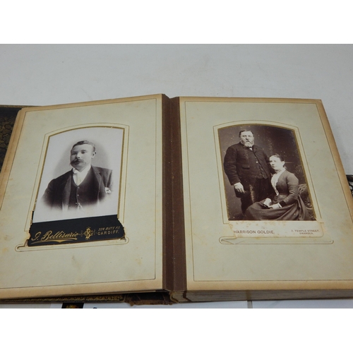 572 - Victorian Photograph Album Containing a Quantity of Photographs.