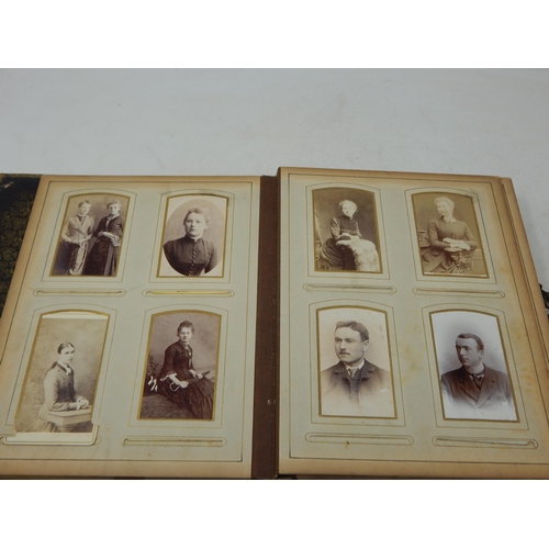 572 - Victorian Photograph Album Containing a Quantity of Photographs.