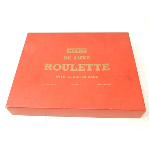 579 - Merit De-Luxe Roulette Set (boxed)