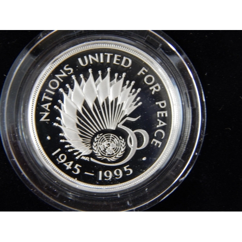 85 - 1995 Silver proof Piedfort £2 Coin: 1992 Silver Proof Piedfort 10p: 1997 Silver Proof 50p Two Coin S... 