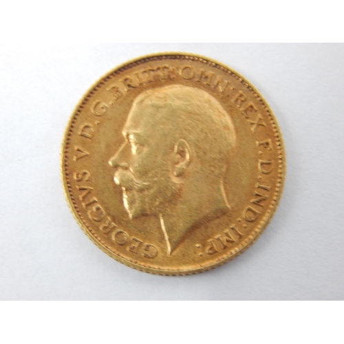 79 - 1911 George V Half Gold Sovereign