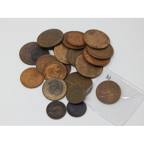 Superb collection of high grade early Bronze coinage comprising: Farthings 1906, 1911(2), 1912,  1916, 1934; Halfpennies 1920, 1927, 1932, 1933, 1939, 1945, 1946, George V obverse only; Pennies 1901, 1913, 1920, 1921(2), 1928, 1927, 1935, 1936 generally Very Fine to Extremely Fine, many with original lustre