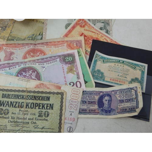 61 - Government of Hong Kong 10 Cent and 5 Cent banknotes 1941, scarce; twinned with a large selection of... 