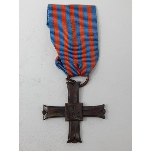 77 - Original Poland 1944 Monte Cassino Medal with ribbon