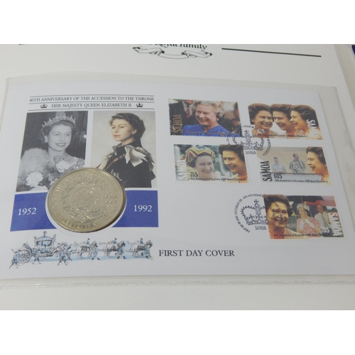 18 - The Royal Family collection of coin covers including £5 coins; other covers, Mint stamp sets, etc; T... 