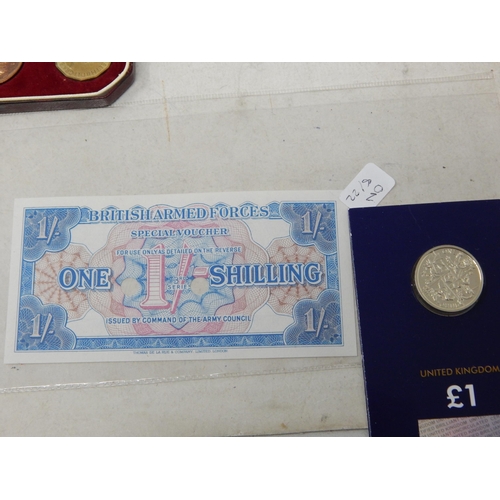 65 - GB 1953 Coronation Proof Set in original red leather case of issue; FFE Proof 50p Piece in case; Roy... 