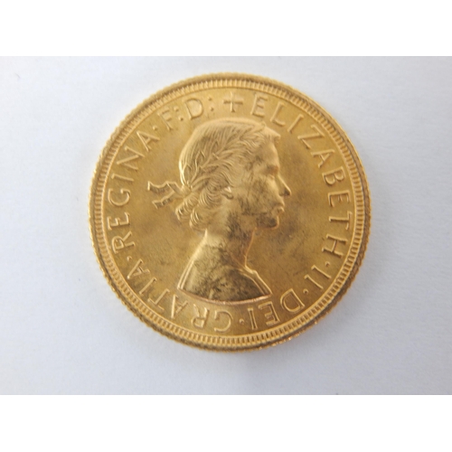 99B - QEII Full Gold Sovereign 1963