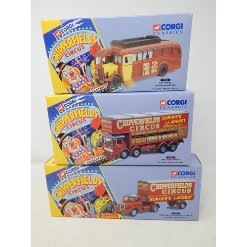 588 - A Collection of Corgi Chipperfield's Circus Boxed Die-Cast Models to Include: 97022: 97896: 97303 Al... 