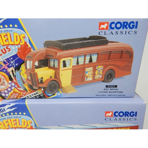 588 - A Collection of Corgi Chipperfield's Circus Boxed Die-Cast Models to Include: 97022: 97896: 97303 Al... 