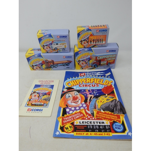 590 - A Collection of Corgi Chipperfield's Circus Boxed Die-Cast Models to Include: 96905: 97957: 97092 + ... 