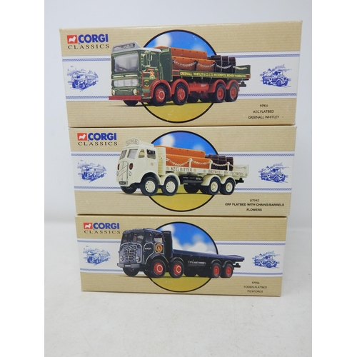 593 - Corgi Classics Boxed Die-Cast Lorries: 97931: 97942: 97956: All Appear Mint Condition.