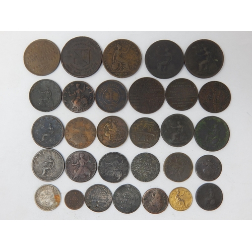 91 - Quantity of C18th/C19th Coins & Tokens