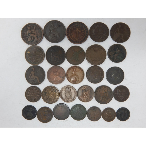 105 - Quantity of Early Copper Coinage