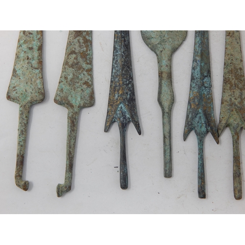 124 - Ancient Spear/Arrow Heads - From the private collection of an archaeologist.