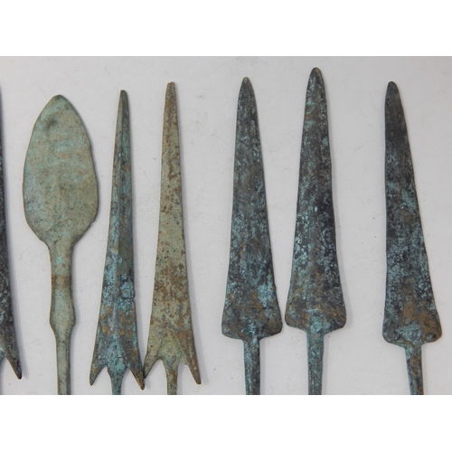 124 - Ancient Spear/Arrow Heads - From the private collection of an archaeologist.