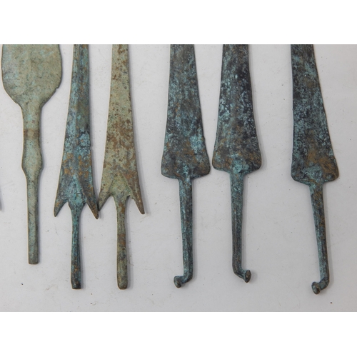 124 - Ancient Spear/Arrow Heads - From the private collection of an archaeologist.