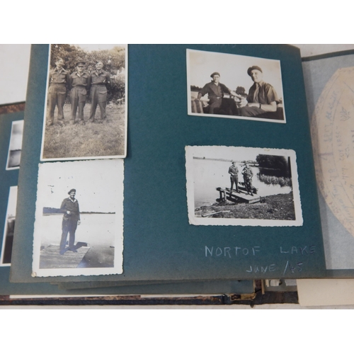 438 - WWI 1st Australian Pioneer Battalion Card, Photos, Documents etc together with a WWII Military Photo... 