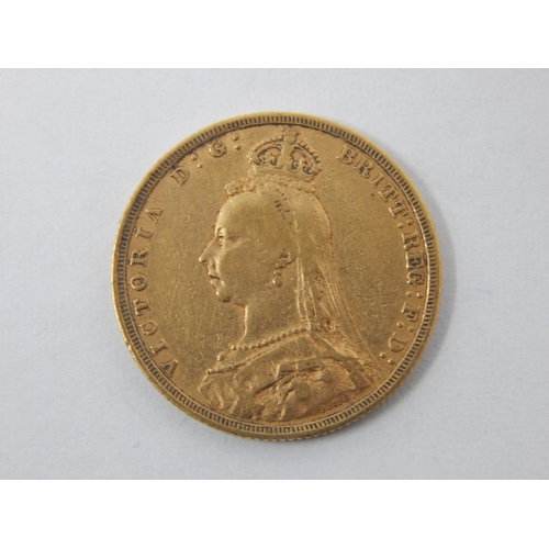 126 - QV Full Gold Sovereign 1888