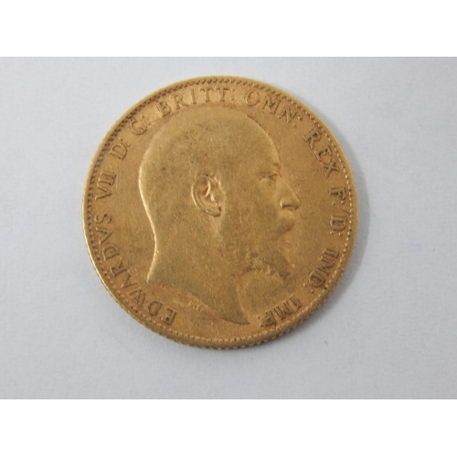 127 - KEVII Full Gold Sovereign 1907