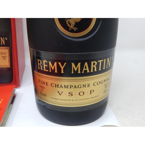 523 - Remy Martin Fine Champagne Cognac 700ml (Boxed) + Martell Cognac 68cl