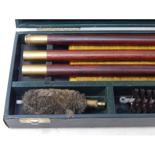 536 - Pendleton Royal 12 Guage Gun Cleaning kit in Fitted Wooden Case