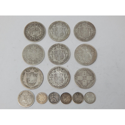 2 - William IV Silver Halfcrown 1836; Victoria Jubilee Head Silver Halfcrown 1887; Victoria Veil Head Si... 