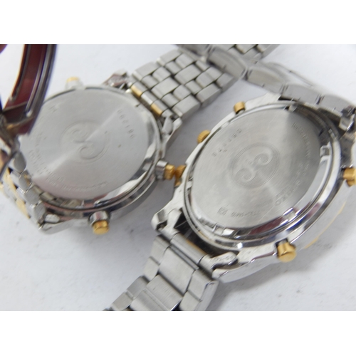 9 - Two Gent's Seiko Chronograph watches