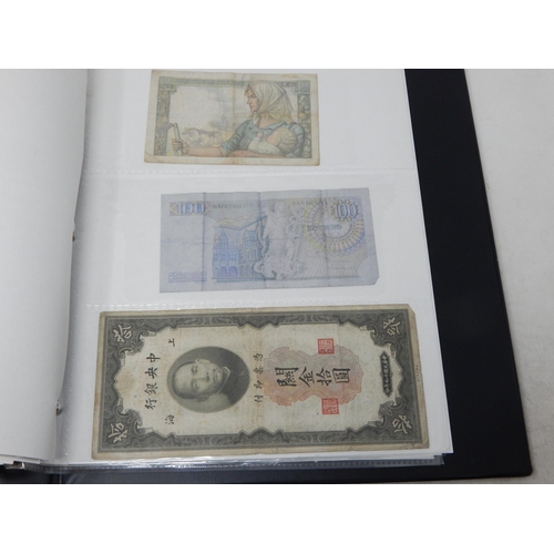 3 - Substantial collection of GB and World banknotes housed in 2 x Collector's albums