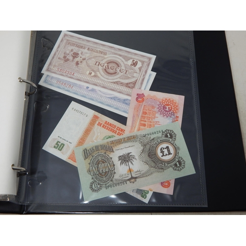 3 - Substantial collection of GB and World banknotes housed in 2 x Collector's albums