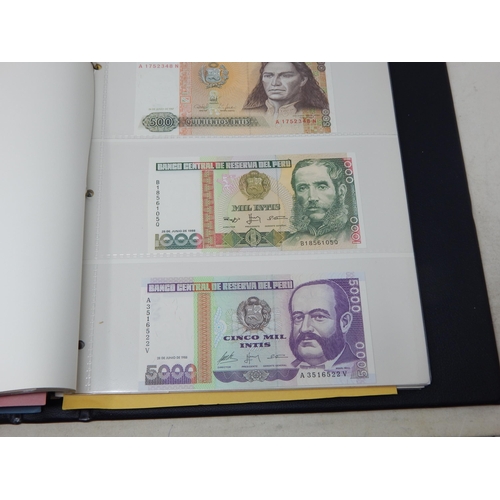 3 - Substantial collection of GB and World banknotes housed in 2 x Collector's albums