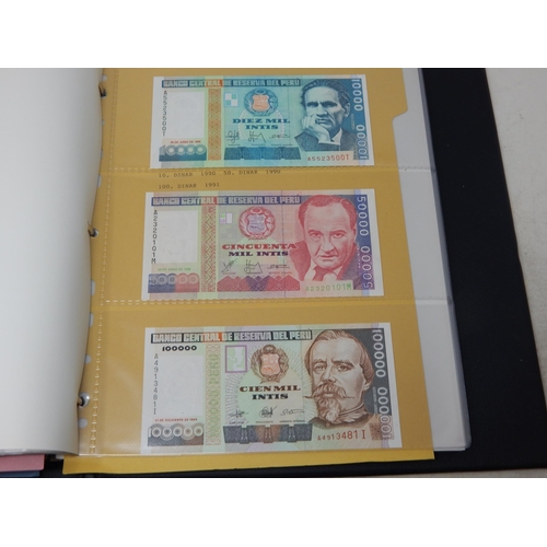 3 - Substantial collection of GB and World banknotes housed in 2 x Collector's albums