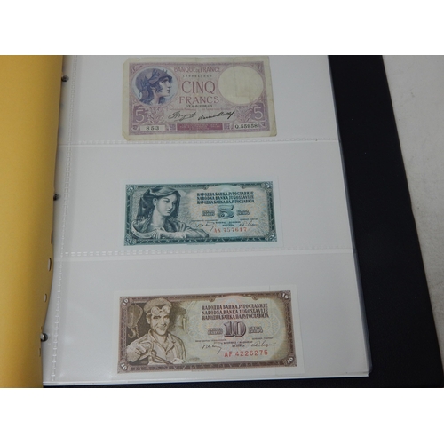 3 - Substantial collection of GB and World banknotes housed in 2 x Collector's albums