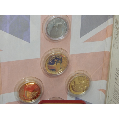 24 - Large collection of modern coinage including: Welsh One Pound coin 1985; Collection of USA Memorial ... 