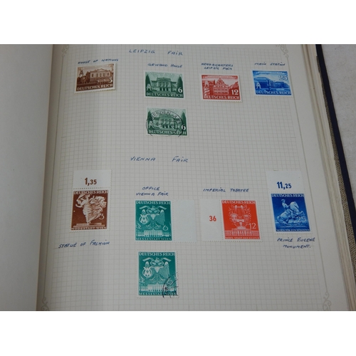 29 - Collection of predominently Germany stamps inc WWII Adolph Hitler Mint sets, Third Reich, etc housed... 